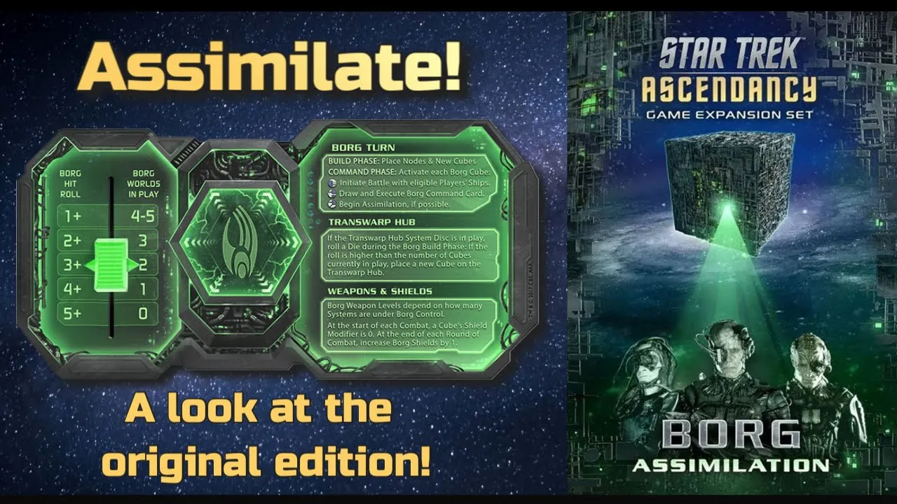 Star Trek Ascendancy - Borg Assimilation expansion - Original Edition - Unboxing