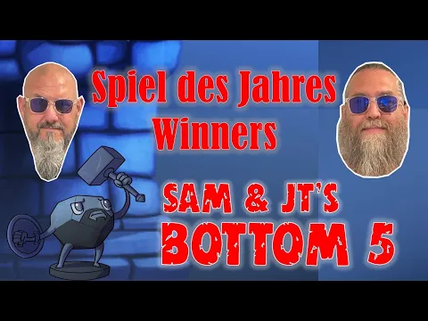 Sam & JT's Bottom 5 Spiel des Jahres Winners