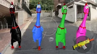 Nerf Game : Color Chickens Invasion (Nerf First Person Shooter) 너프전쟁 : 컬러치킨 1인칭게임 Nerf Game : Color Chickens Invasion (Nerf First Person Shooter) 너프전쟁 : 컬러치킨 1인칭게임