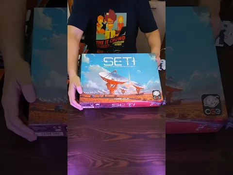 SETI board game unboxing #boardgames