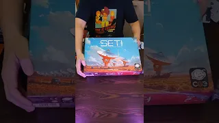 SETI board game unboxing #boardgames