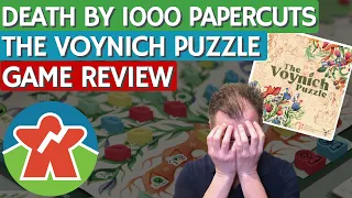 The Voynich Puzzle - Board Game Review - Death By 1000 Papercuts