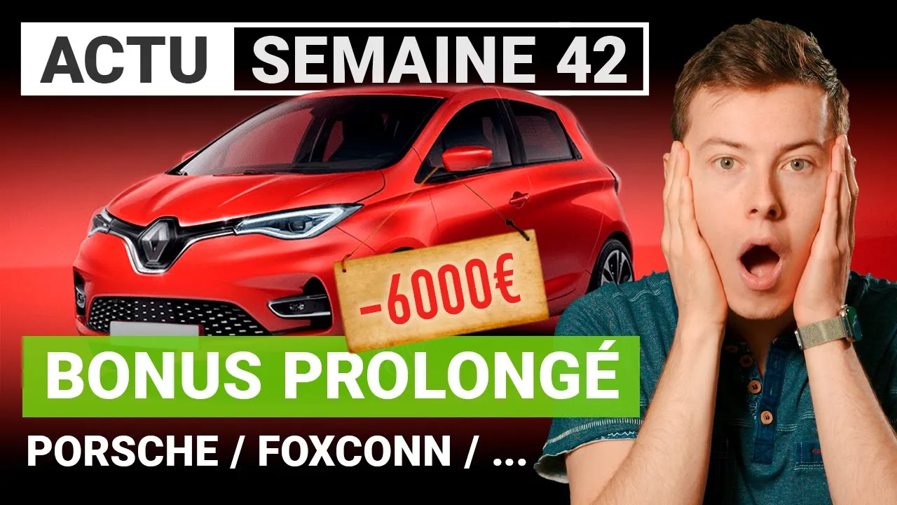 Le BONUS fait de la résistance, PORSCHE et TESLA impressionnent… C’est l’ACTU de la semaine !