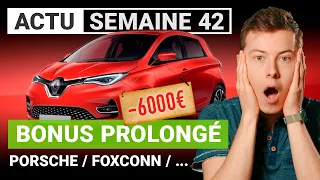 Le BONUS fait de la résistance, PORSCHE et TESLA impressionnent… C’est l’ACTU de la semaine !