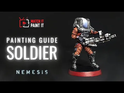 Nemesis Board Game - Painting Soldier