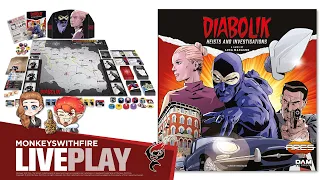 DIABOLIK - HEISTS AND INVESTIGATIONS | ARES GAMES | BOARD GAME LIVE PLAY |