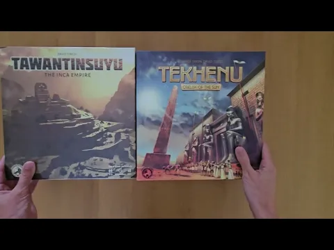 Tawantinsuyu heavy euro T-series board game 4k AmassGames unboxing teaser trailer preview Tekhenu