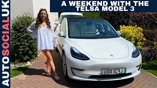 A weekend with the Tesla Model 3 - 2021 Long range review (GRIDSERVE electric forecourt) UK 4K