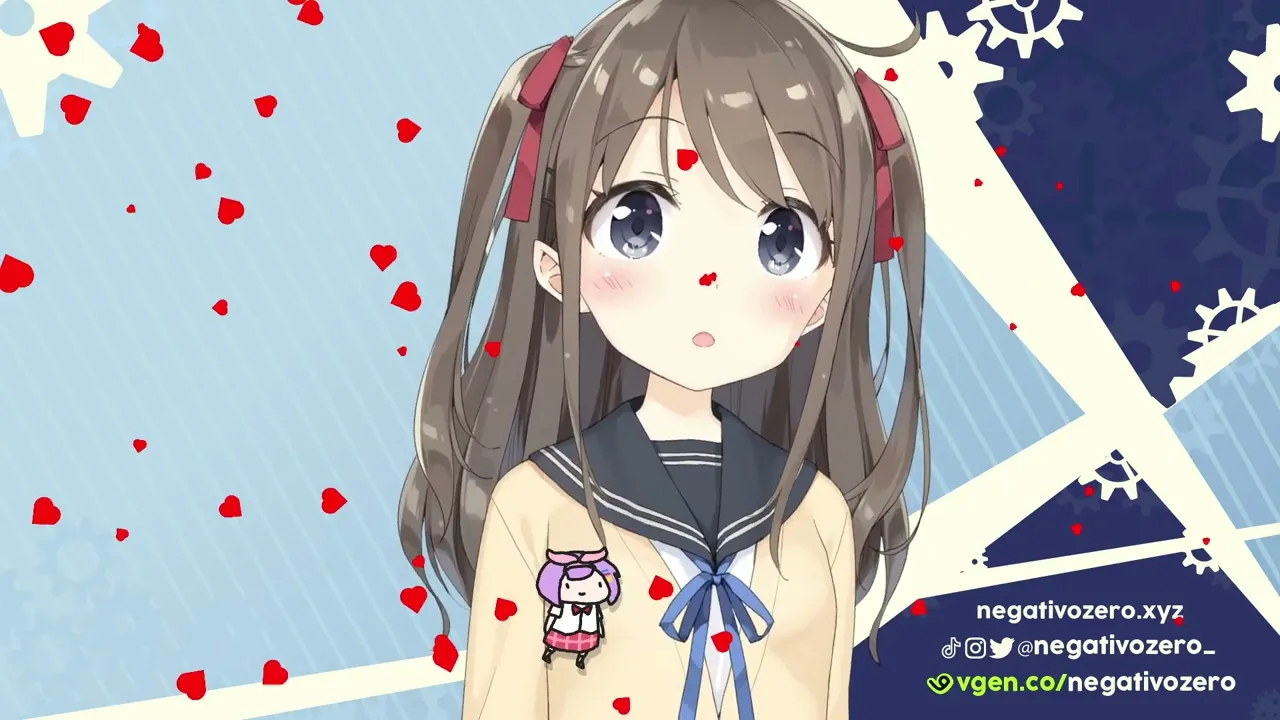 Customizable floating hearts overlay