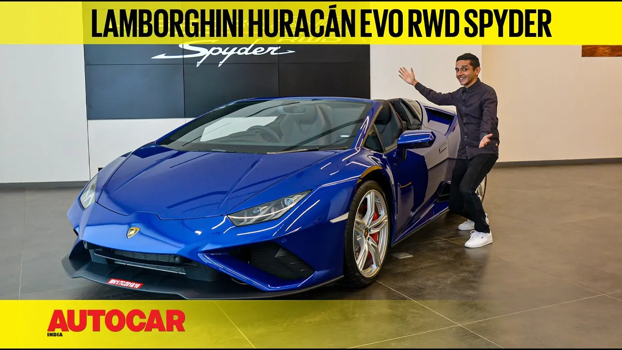 2021 Lamborghini Huracan Evo RWD Spyder walkaround - Raw agent | First Look | Autocar India