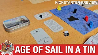 Battle Box - Age of Sail Preview - Naval Wargame in a tinbox