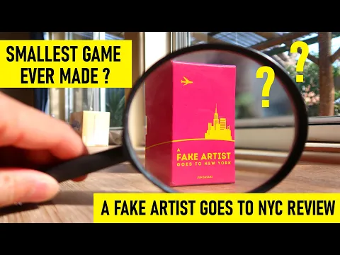 Is This The Smallest Board Game Ever Made? | A Fake Artist Goes To New York Review | Top Party Games