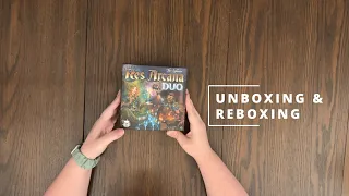 Res Arcana Duo - 2 player card game - What's in the box - Unboxing and Reboxing