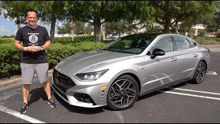 Is the 2021 Hyundai Sonata N Line a BETTER sport sedan than a Kia K5 GT?