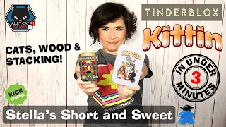 Kittin & Tinderblox Board Game - Stella's Short and Sweet. A Kickstarter Preview
