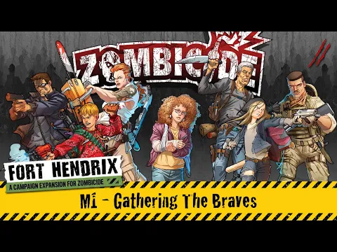 Zombicide 2nd Edition: Fort Hendrix Campaign (Mission M1) Board Game Gameplay | Take 2