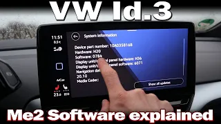 VW Id.3 and Id.4 - Me2 software explained