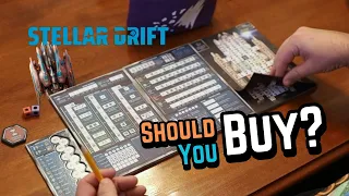 Before You Buy STELLAR DRIFT – A Sci-Fi Pull & Write Adventure Through Space! ️