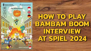 Bambam Boom How to Play Interview at Spiel 2024