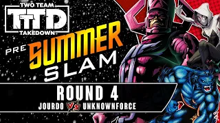 Dice Masters Two Team Takedown: Pre-Summer Slam | Round 4 (jourdo vs unknownforce)