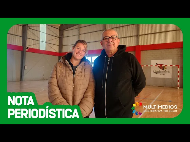 JAVIER Y VIRGINIA NOS CUENTAN SOBRE EL TALLER DE VOLEY MUNICIPAL
