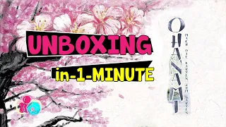 One Minute Unboxing - English/ Español