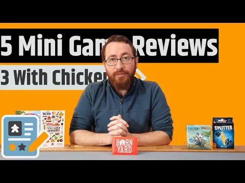 5 Mini Game Reviews - Longboard, Barnyard, Chicken Army, Splitter & Downtown Farmers Market