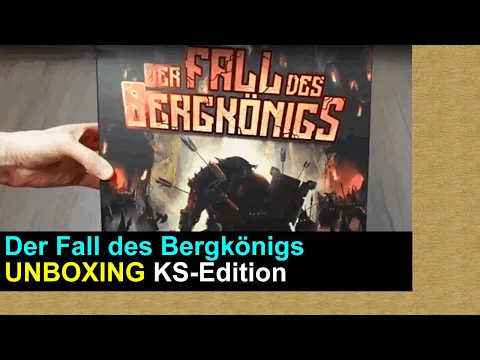 Der Fall des Bergkönigs | Unboxing | KS-Edition