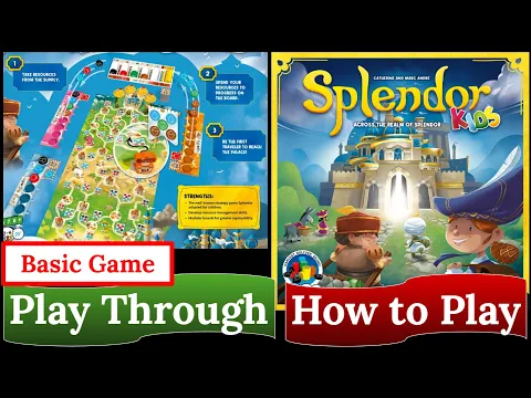 Splendor Kids: How to play & Play Through (Basic Rules)