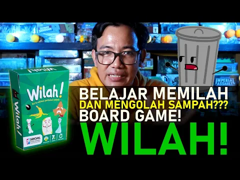 Bermain sekaligus Belajar Memilah Sampah dgn Permainan Board Game Wilah! Indonesia
