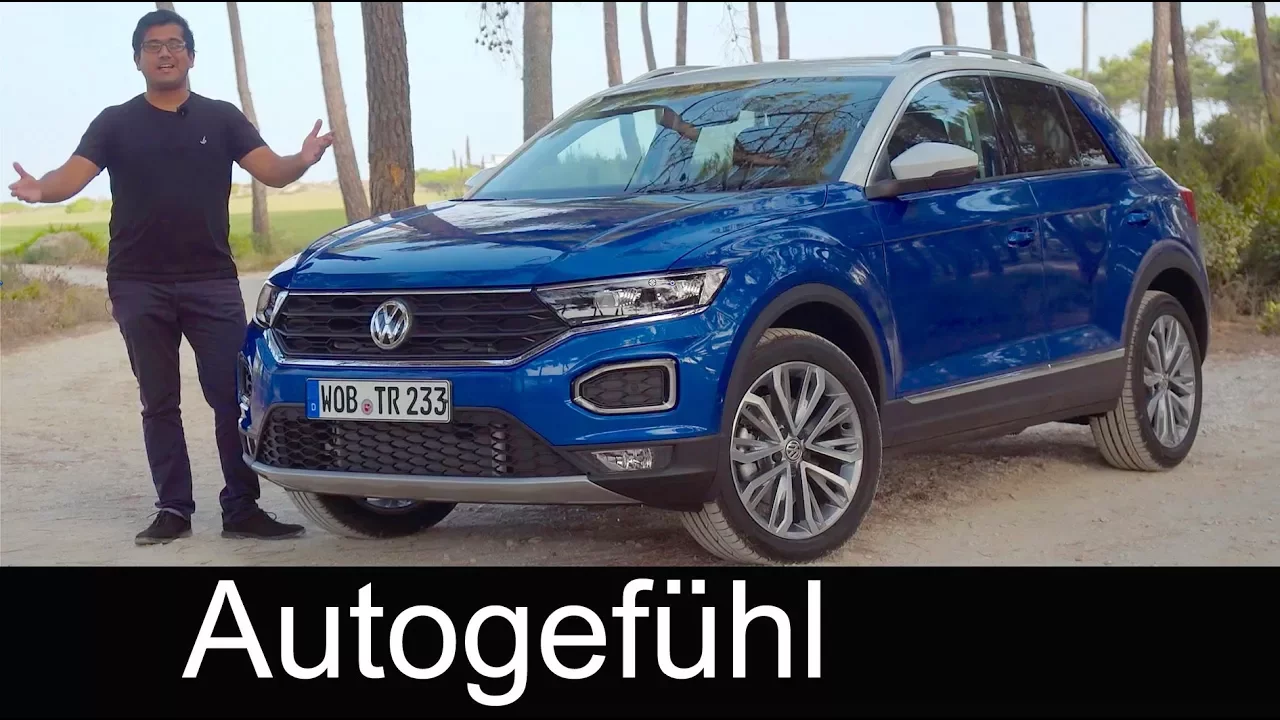 Volkswagen T-Roc FULL REVIEW test driven VW T Roc all-new neu SUV - Autogefühl