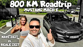 800 KM Roadtrip im Ford Mustang Mach E. Navigation gegen Realität! Elektroauto auf Langstrecke.