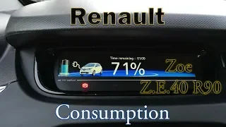 Renault Zoe ZE 40 R90 - Consumption
