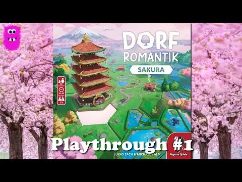Basic rules playthrough #1 - Dorfromantik: Sakura