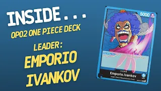 Inside…Emporio Ivankov DECK - OP-02 One Piece Card Game (4K60fps)