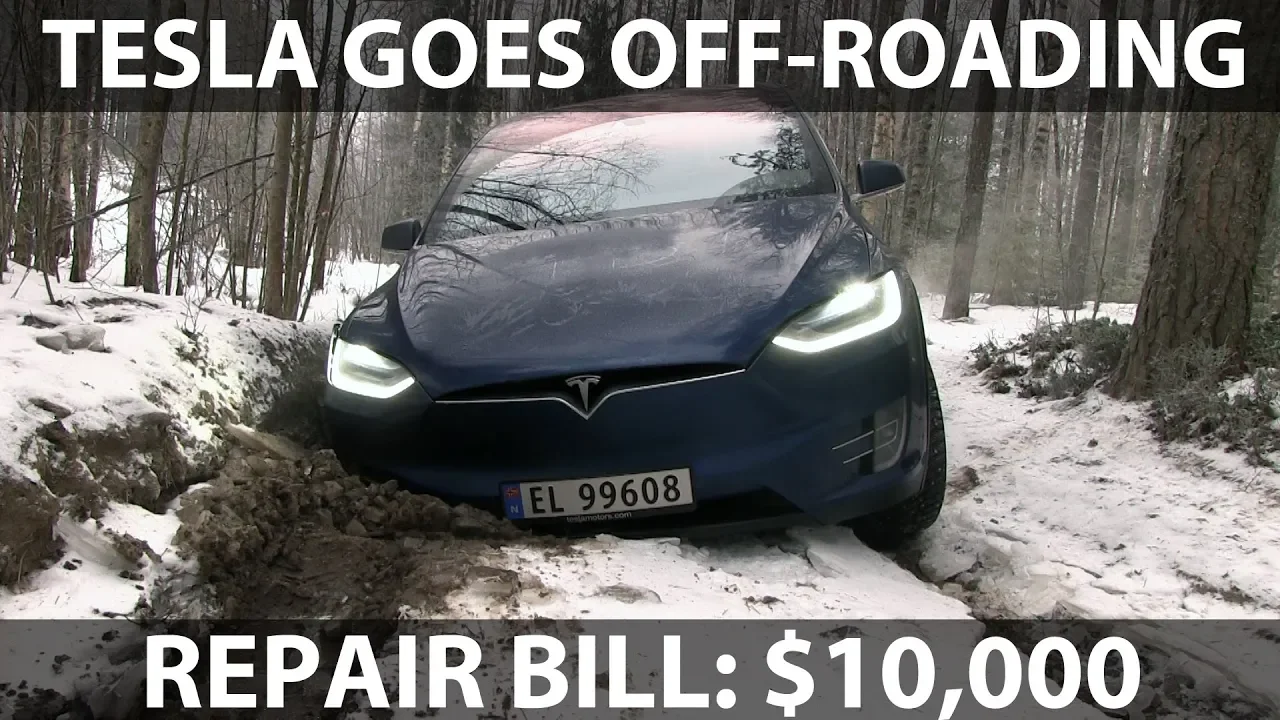 Repair bill after off-roading: $10,000