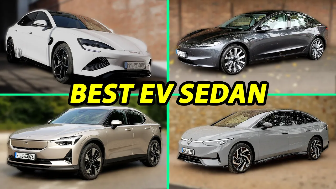 Tesla Model 3 vs BYD Seal vs VW ID7 vs Polestar 2 vs Ioniq 6 vs BMW i4 vs BMW i5 - best EV sedan?
