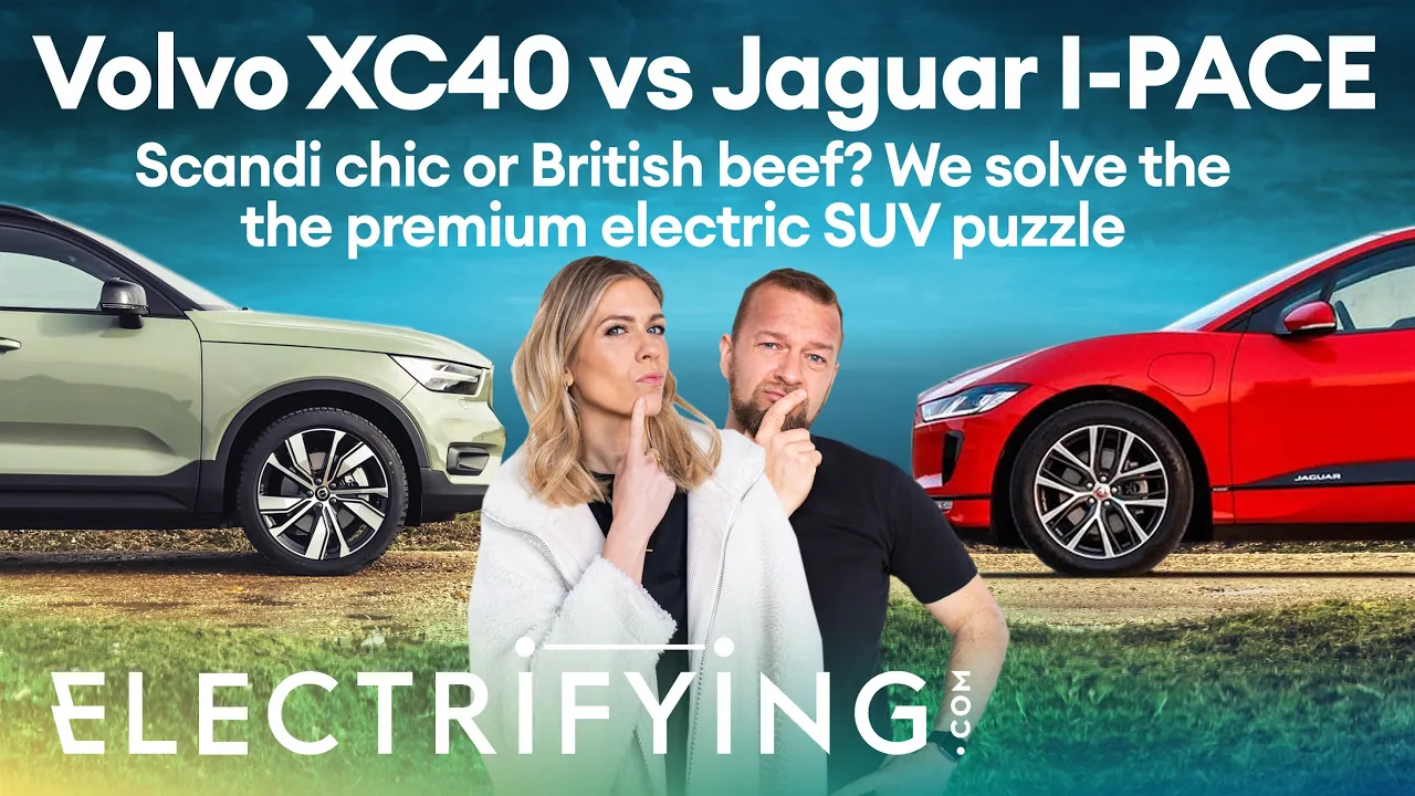 Volvo XC40 Recharge electric vs Jaguar I-PACE - Scandi chic or British beef? / Electrifying