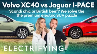 Volvo XC40 Recharge electric vs Jaguar I-PACE - Scandi chic or British beef? / Electrifying