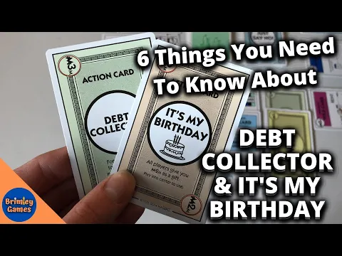 It's My Birthday & Debt Collector | Monopoly Deal Tips and Strategies