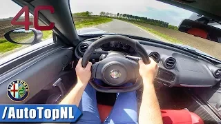 POV Alfa Romeo 4C Acceleration & Sound TCT LAUNCH CONTROL Test Drive