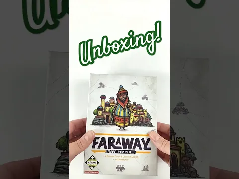 Faraway Unboxing in Under 60 Seconds! Unique Mechanics, Stunning Art!