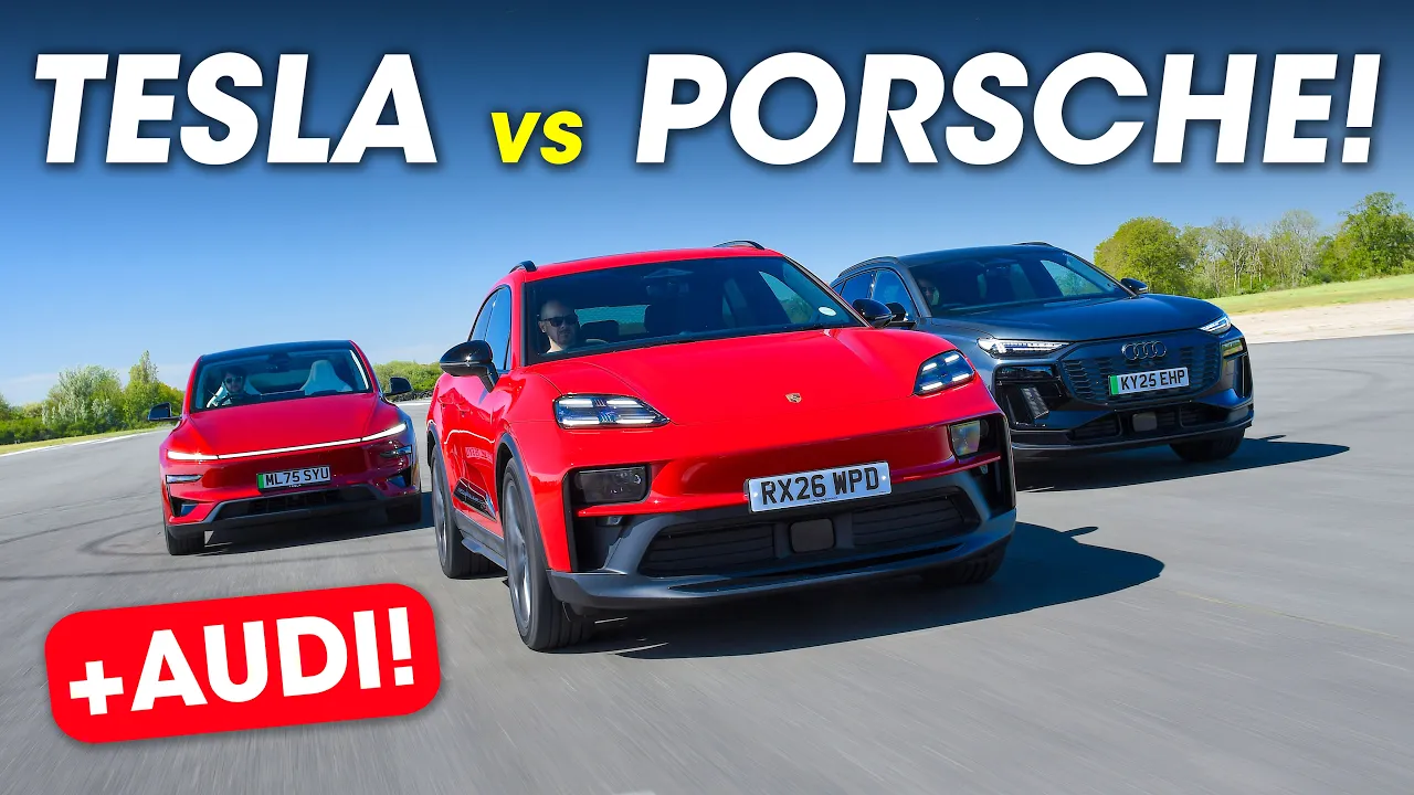 Tesla Model Y Performance vs Porsche Macan GTS – Tesla Falls Apart at 140mph!