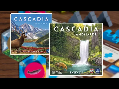 Cascadia: Landmarks | Upcoming Expansion, What's in the Box? | First Impressions