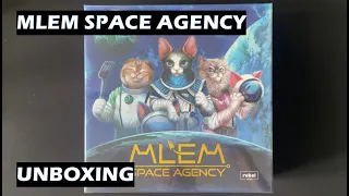 Unboxing MLEM Space Agency board game