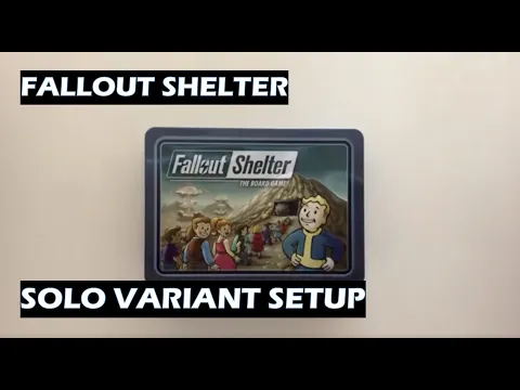 Fallout Shelter Board Game setup