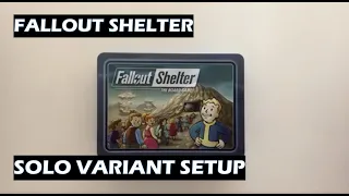 Fallout Shelter Board Game setup
