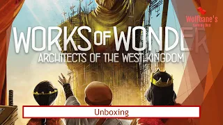 Architects of the West Kingdom: Works of Wonder [Board Game] - Unboxing