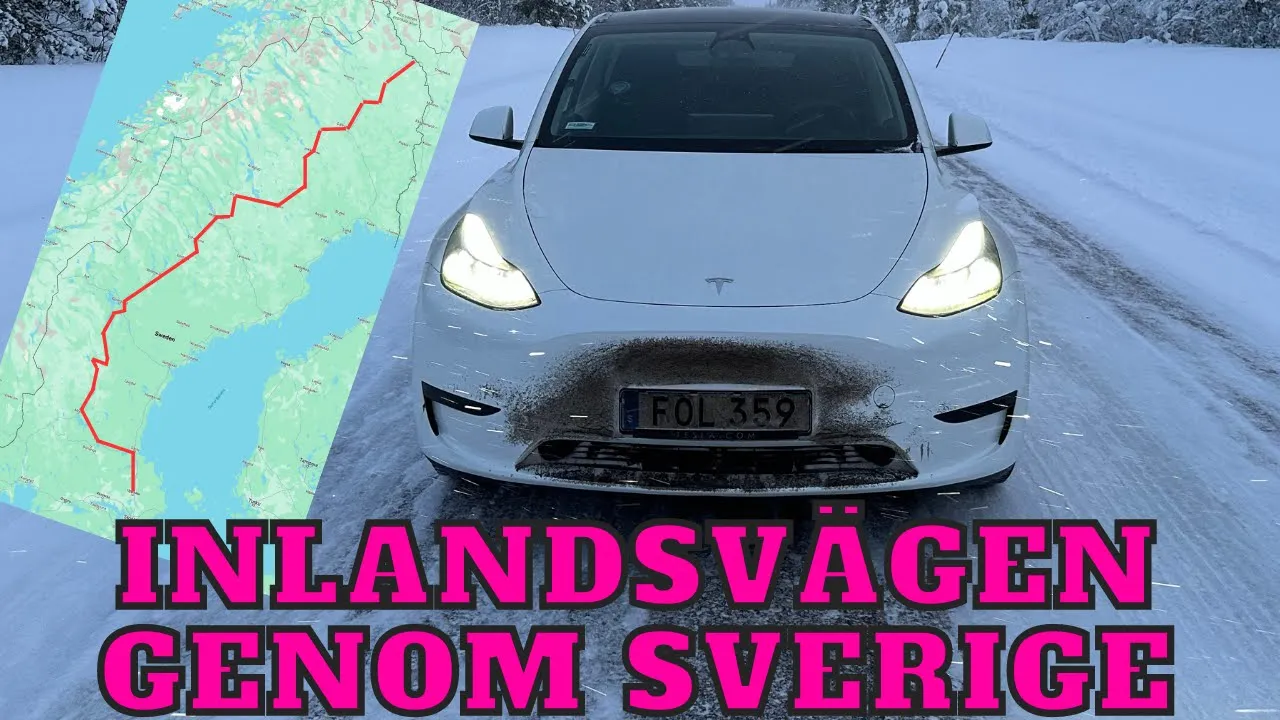 Tesla Model Y RWD från Karesuando via inlandsvägen (del 2) | Elbilsmagasinet