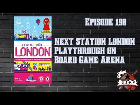 Next Station London Playthrough on Board Game Arena